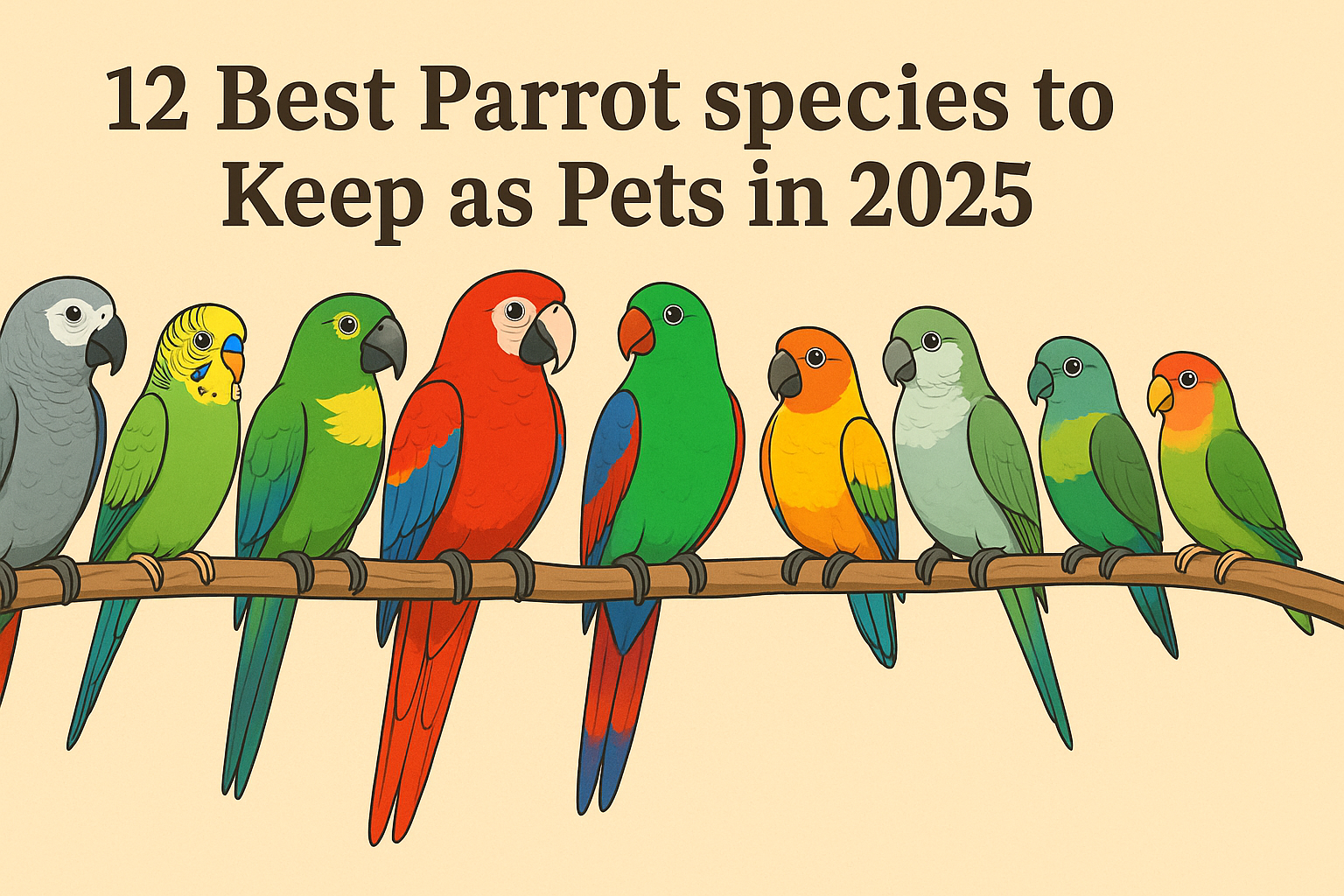 Best Types of Pet Parrots