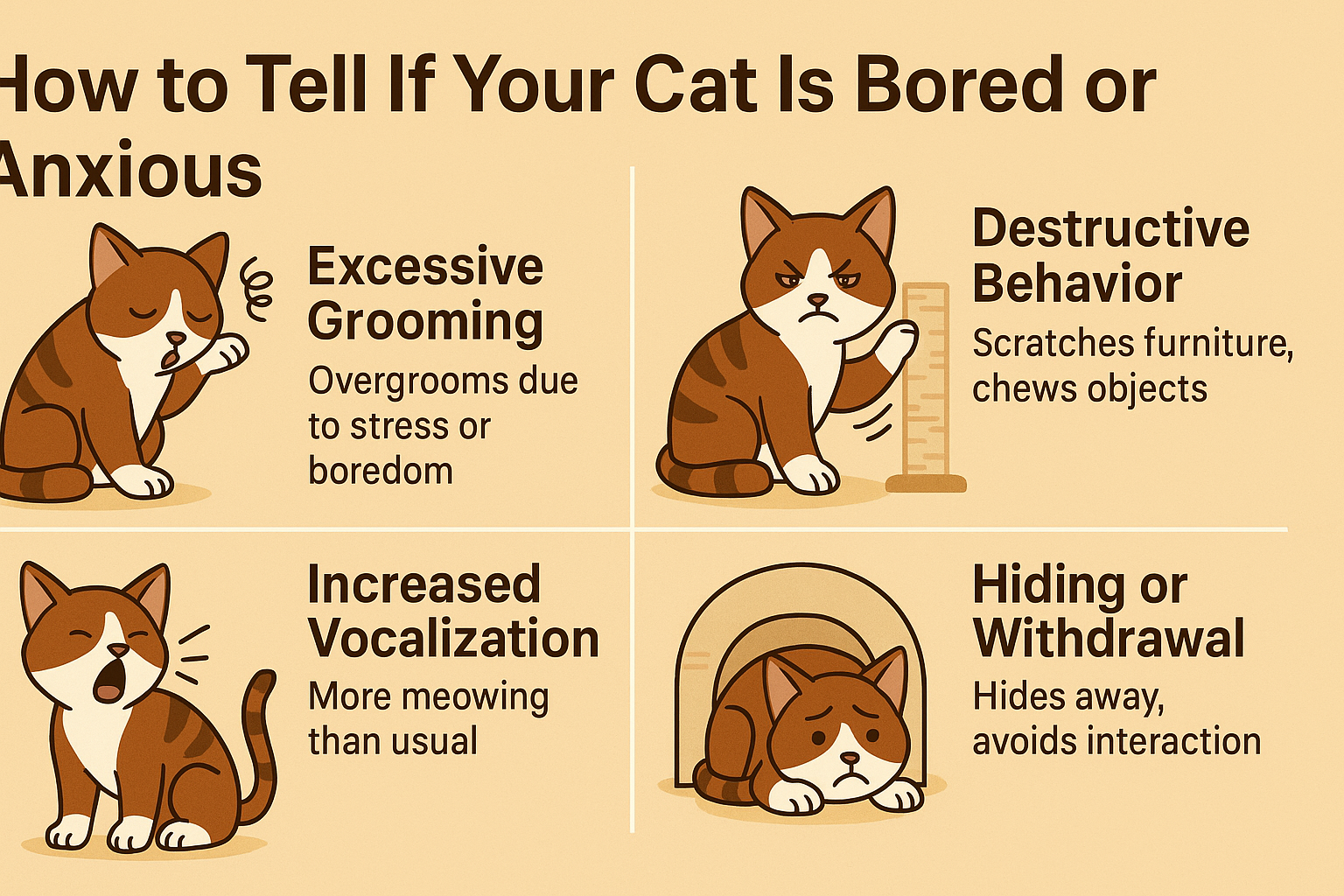 How to Tell if your Cat is Bored?