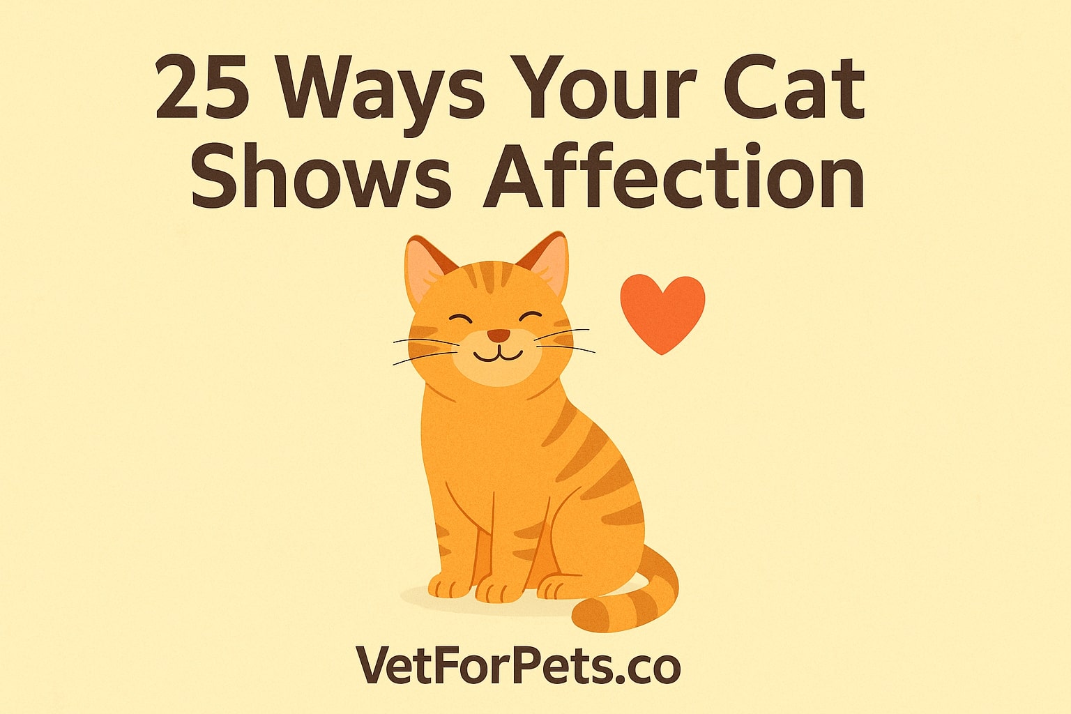 25 Ways of Cat Showing Affection