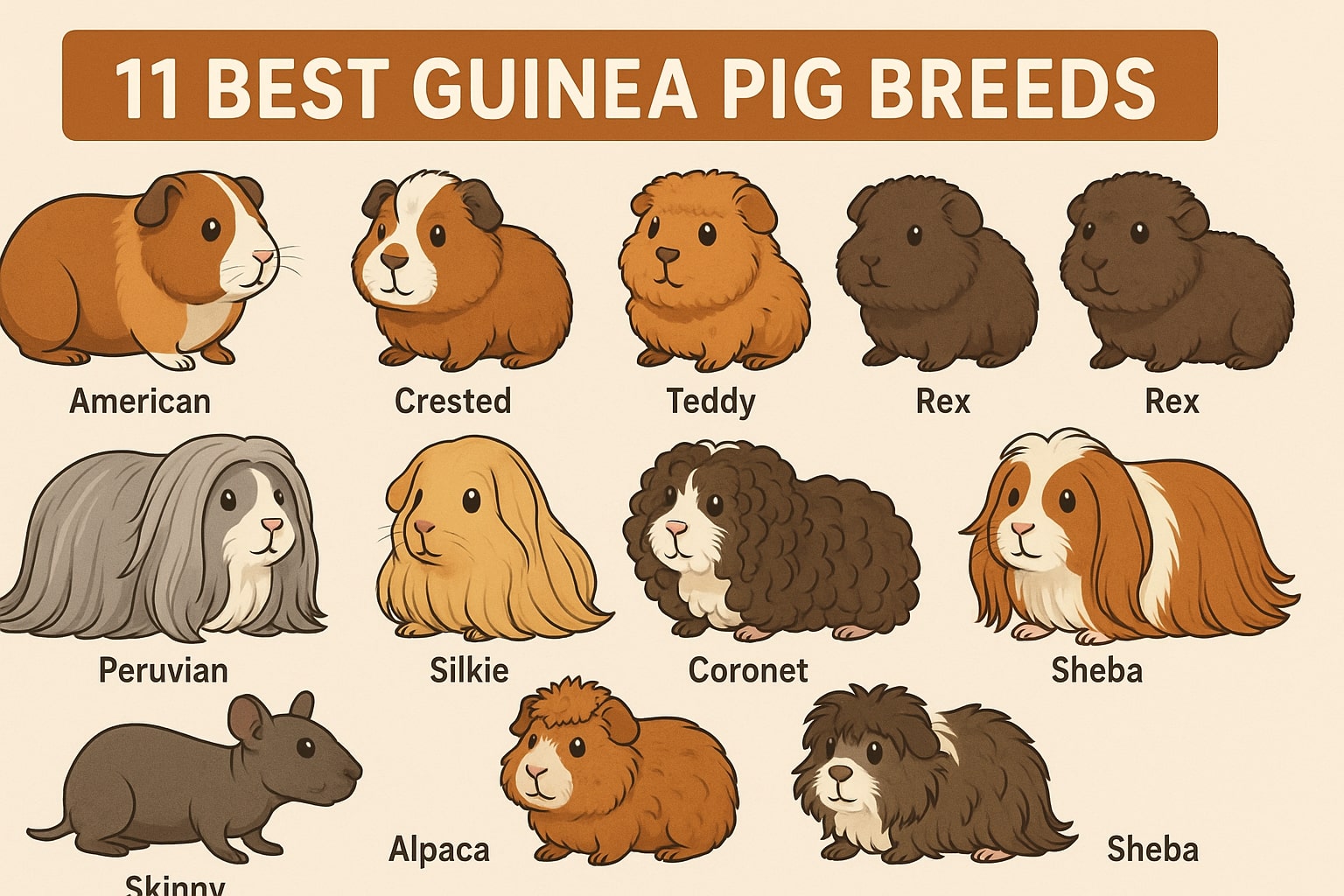 Best Guinea Pig Breeds