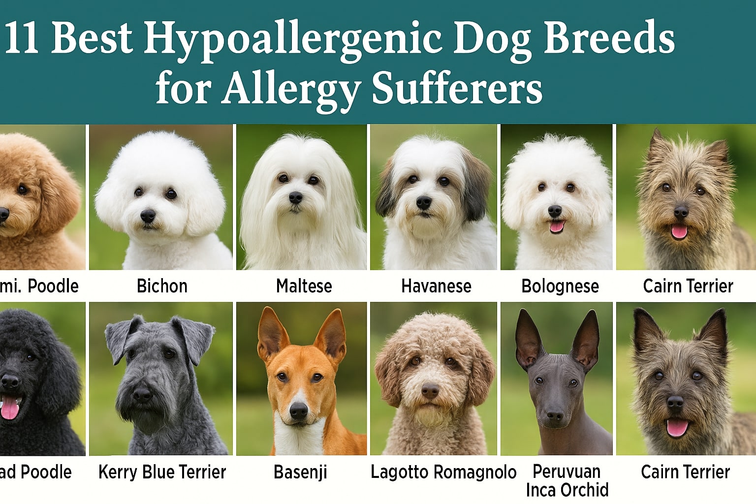 Best Hypoallergenic dog Breeds
