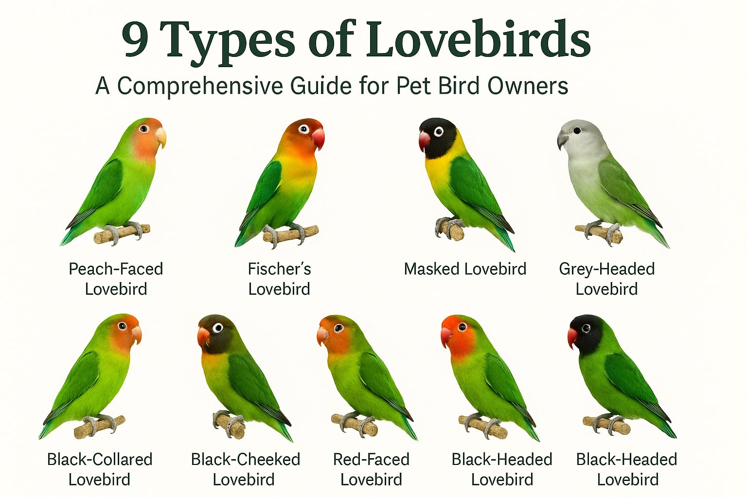 Types of Lovebirds